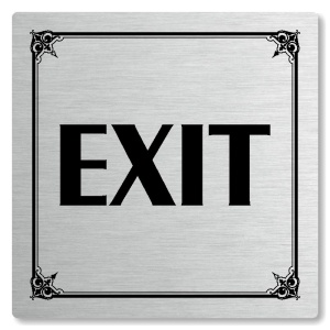 Exit, 148x148mm, stříbrná, Nebraska